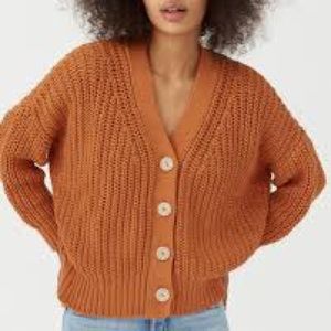 Babaa cardigan no 18 rust o/s